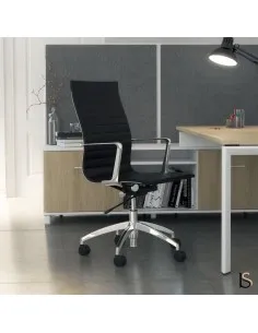 Fauteuil de direction Evole en eco cuir – Mobel Linea
