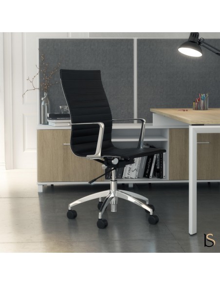 Fauteuil de direction Evole en eco cuir – Mobel Linea