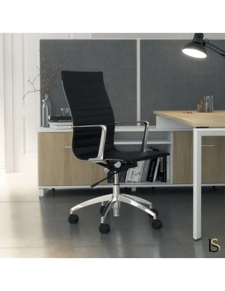 Fauteuil de direction Evole en eco cuir – Mobel Linea