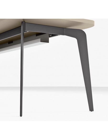 Table de réunion carrée Blade - Alea