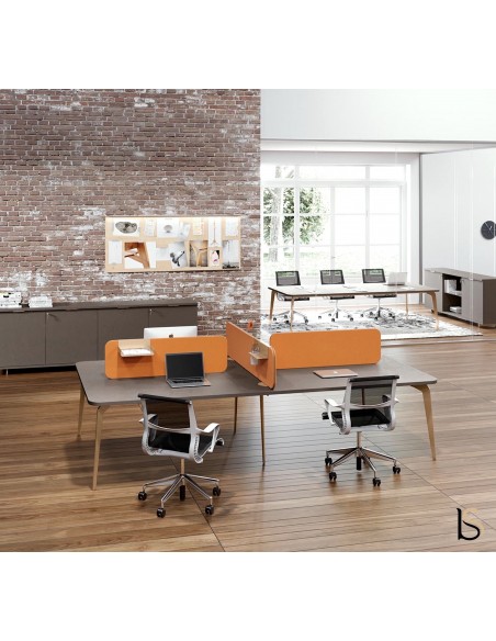 Bureau bench 4 personnes Blade - Alea