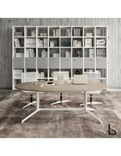 Table de réunion ovale X2 – Officity.