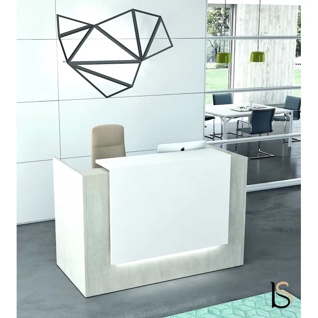 Comptoir d'accueil Z2 finition béton - Officity