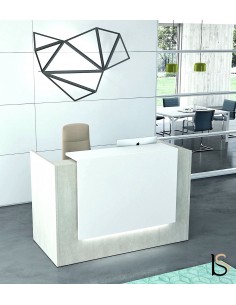 Comptoir d'accueil Z2 finition béton - Officity