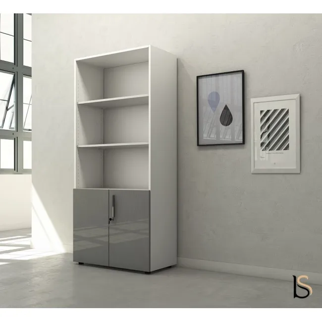 Armoire haute mixte à portes battantes Luxury – Ofitres