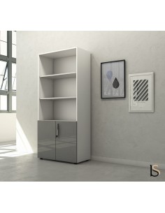 Armoire haute mixte à portes battantes Luxury – Ofitres