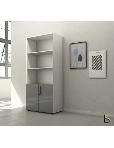 Armoire haute mixte à portes battantes Luxury – Ofitres