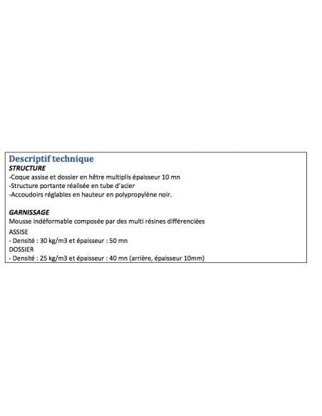 Fauteuil Président Quentin en cuir avec système synchrone - Sitek