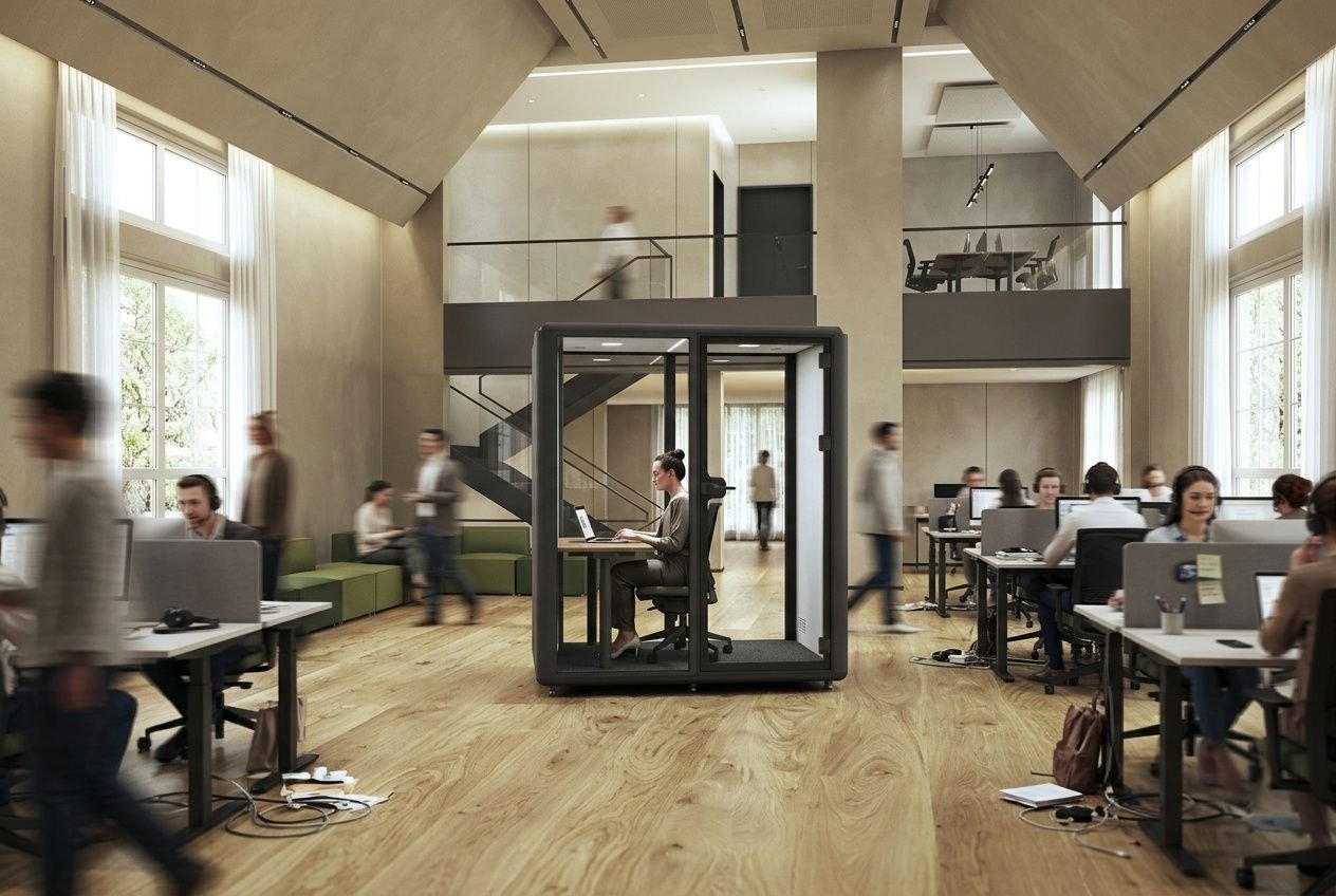 Cabine acoustique call center : guide comparatif pour votre bureau