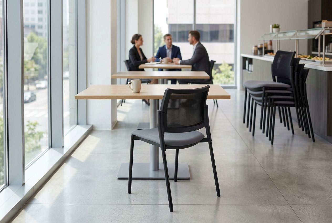 Mobilier de restaurant et cafétéria professionnel : chaises, tables et bar