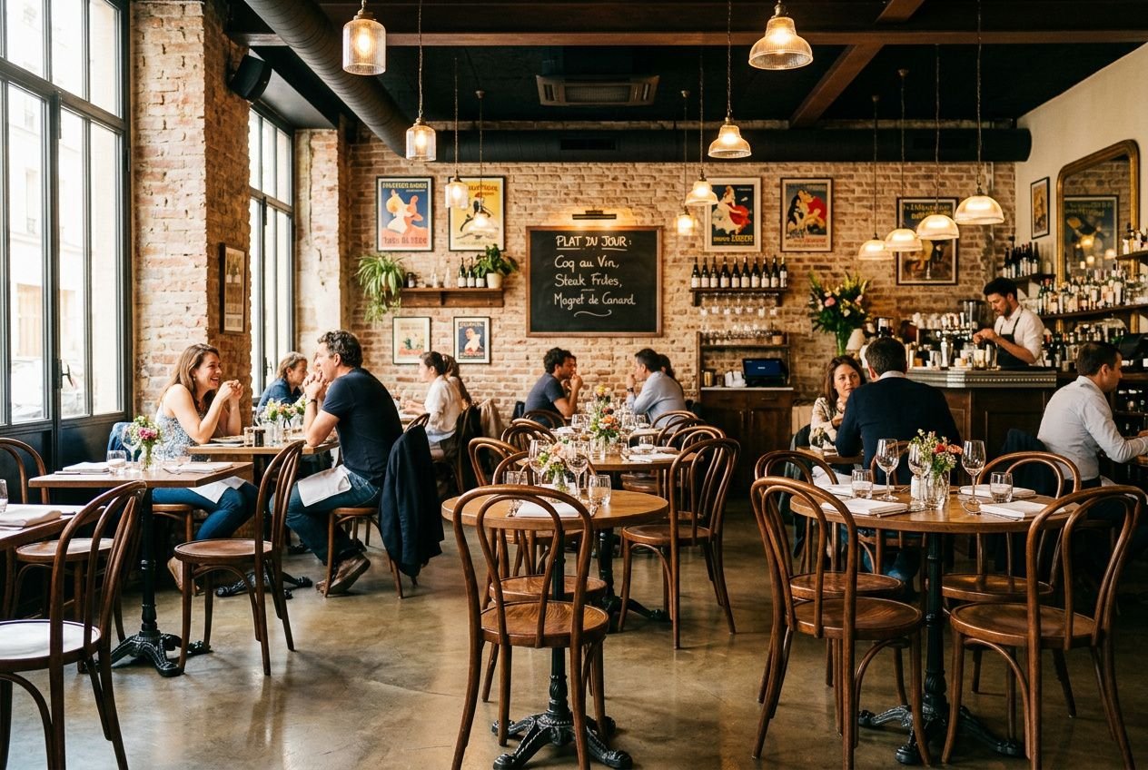 Mobilier restaurant professionnel : tables et chaises